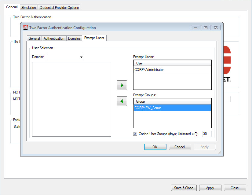 fortiauthenticator agent for microsoft windows